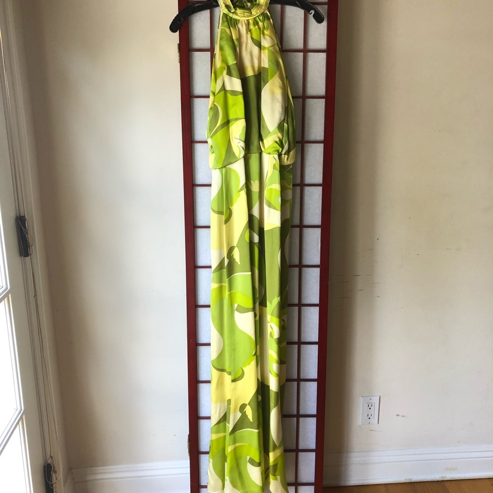 Kay Unger Green Summer Dress